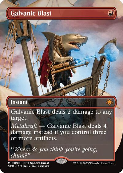 Galvanic Blast Borderless (SPG, Near Mint, Foil)