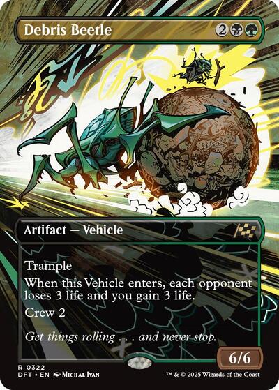 Debris Beetle Borderless (DFT, Near Mint,)