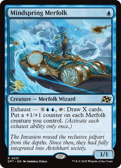 Mindspring Merfolk (PRE, Near Mint, Foil)