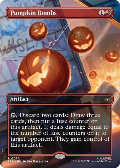 Pumpkin Bombs Borderless (SPE, Near Mint,)