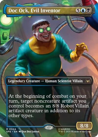 Doc Ock Evil Inventor Borderless (SPE, Near Mint,)