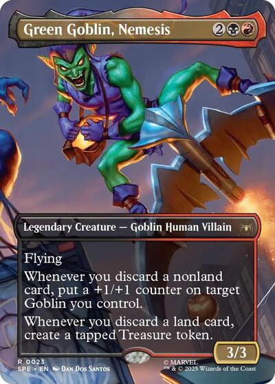 Green Goblin, Nemesis (Borderless) (SPE, Near Mint, Foil)