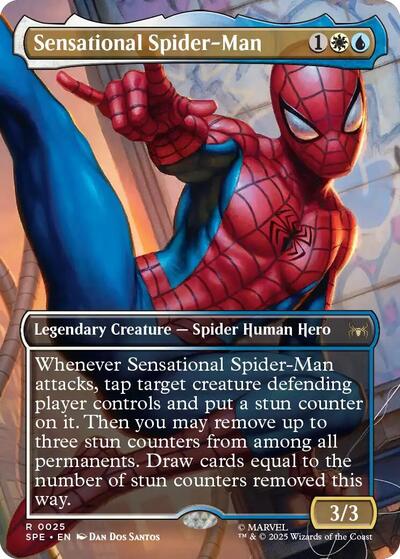 Sensational Spider-Man (Borderless) (SPE, Near Mint, Foil)