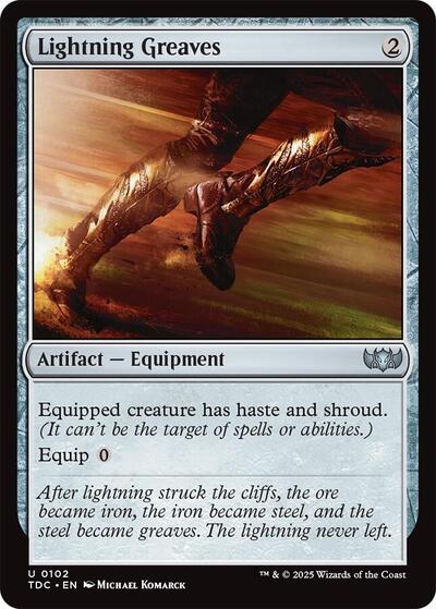 Lightning Greaves (TDC, Near Mint,)