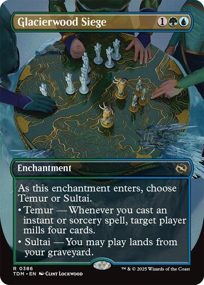 Glacierwood Siege Borderless (TDM, Near Mint, Foil)