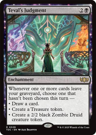 Tevals Judgment (TDC, Near Mint,)