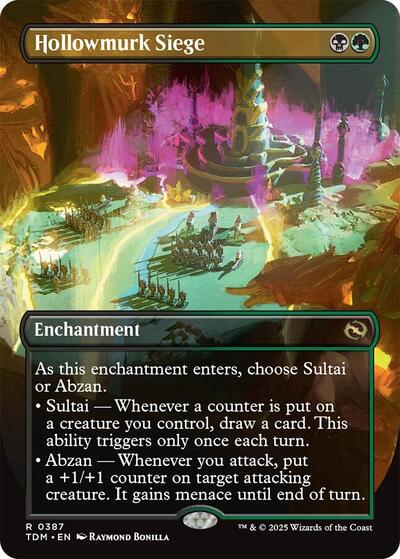 Hollowmurk Siege Borderless (TDM, Near Mint, Foil)