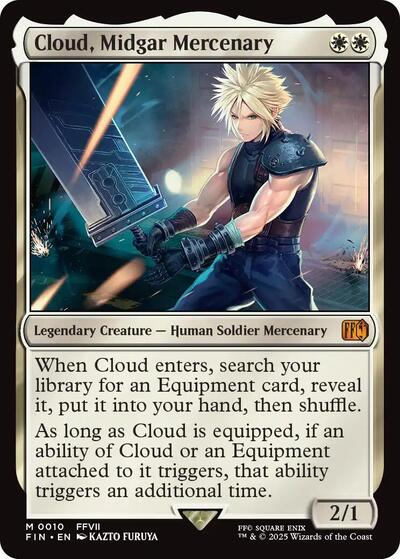 Cloud, Midgar Mercenary (FIN, Near Mint,)