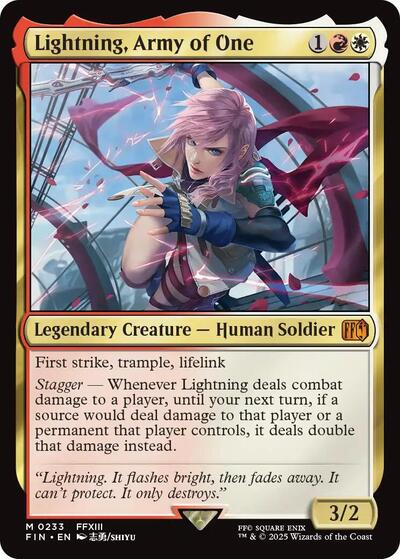 Lightning, Army of One (FIN, Near Mint,)