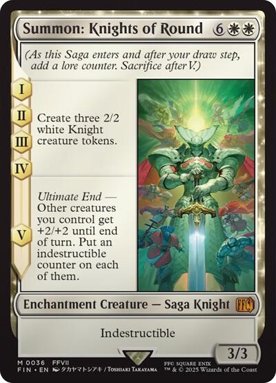Summon: Knights of Round (FIN, Near Mint,)
