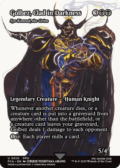 Golbez Clad in Darkness Syr Konrad the Grim Showcase (FCA, Near Mint,)