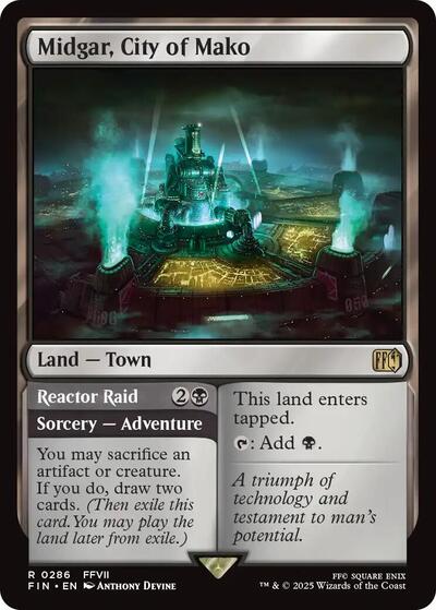 Midgar, City of Mako (FIN, Near Mint,)