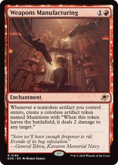 Weapons Manufacturing (EOE, Near Mint,)
