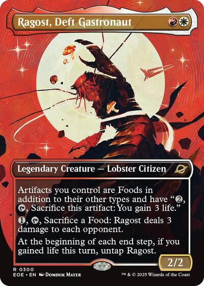 Ragost Deft Gastronaut Borderless (EOE, Near Mint,)