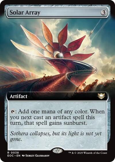 Solar Array Extended Art (EOC, Near Mint,)