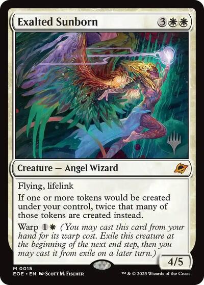 Exalted Sunborn (PPEOE, Lightly Played,)