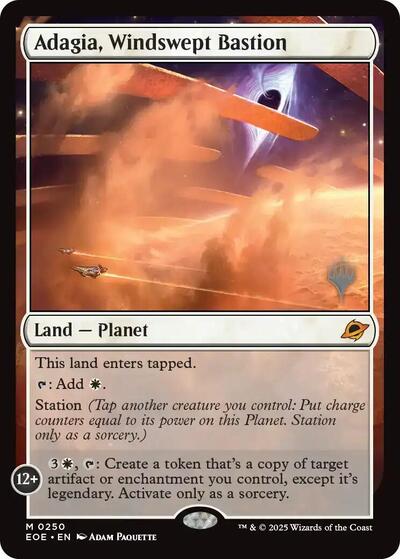 Adagia, Windswept Bastion (PPEOE, Near Mint, Foil)