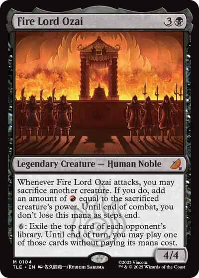 Fire Lord Ozai (TLE, Near Mint, Foil)