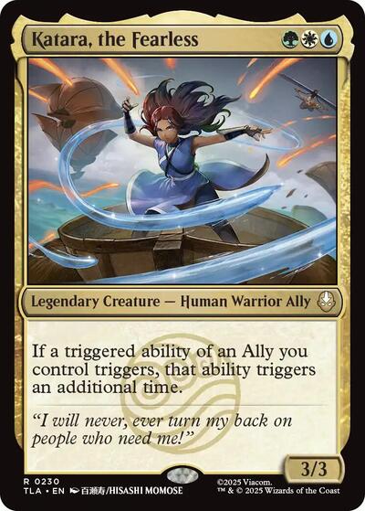 Katara, the Fearless (TLA, Near Mint, Foil)