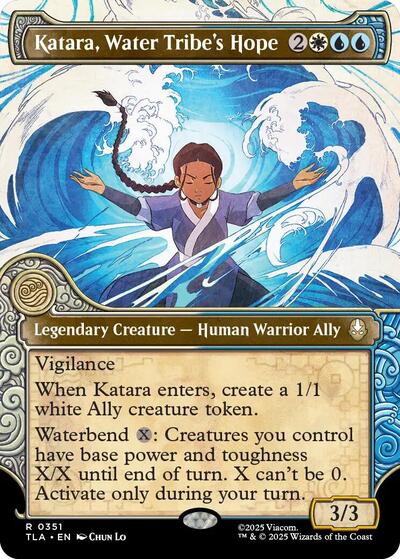 Katara, Water Tribe's Hope (Showcase) (TLA, Near Mint,)