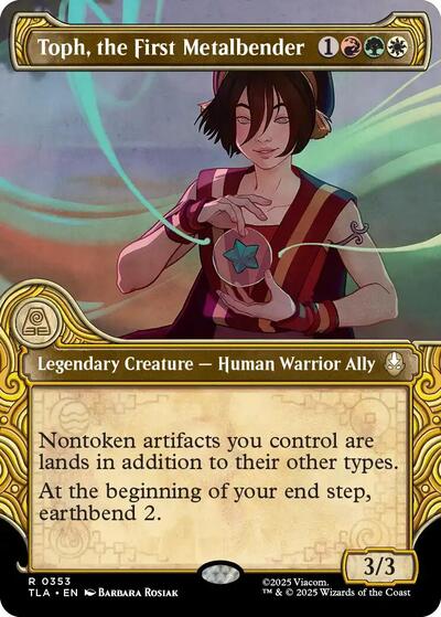 Toph, the First Metalbender (Showcase) (TLA, Near Mint,)