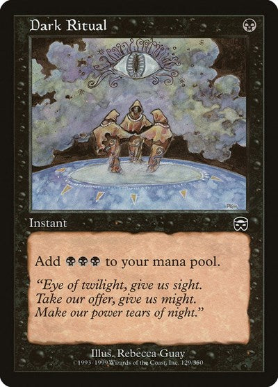 Dark Ritual (MMQ, Near Mint,)