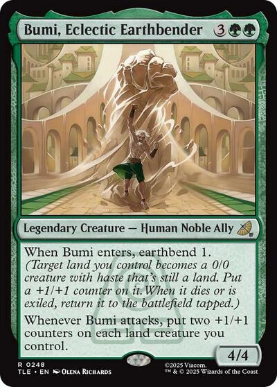 Bumi Eclectic Earthbender (TLE, Near Mint, Foil)