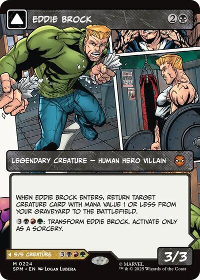 Eddie Brock (0224) (Borderless) (SPM, Near Mint,)