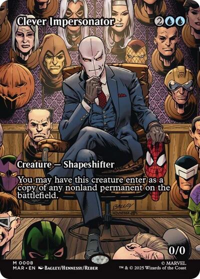 Clever Impersonator Borderless (MAR, Near Mint,)