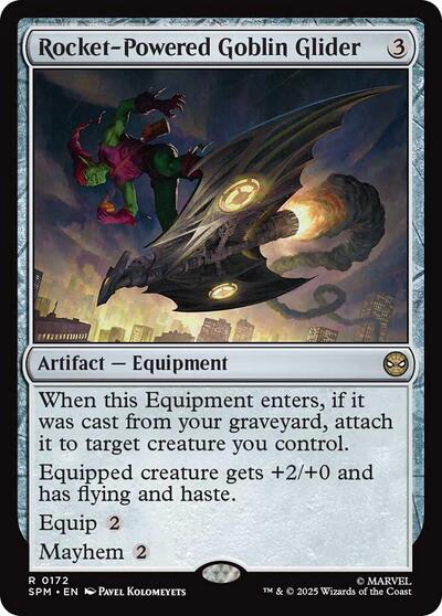 Rocket-Powered Goblin Glider (SPM, Near Mint,)
