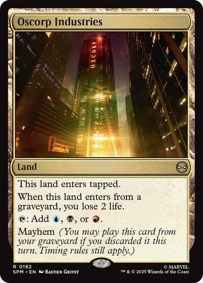 Oscorp Industries (SPM, Near Mint, Foil)