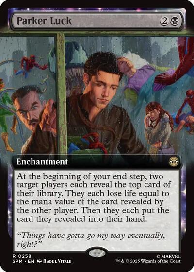 Parker Luck (Extended Art) (SPM, Near Mint,)