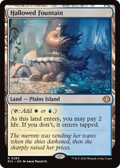 Hallowed Fountain (ECL, Near Mint,)