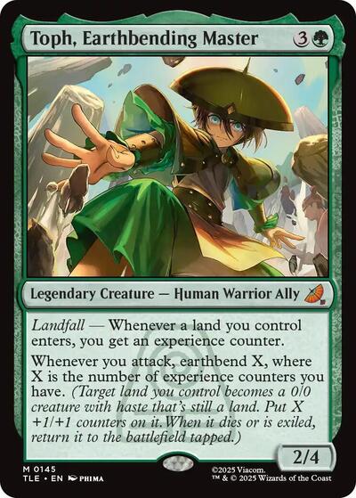 Toph Earthbending Master (TLE, Near Mint, Foil)