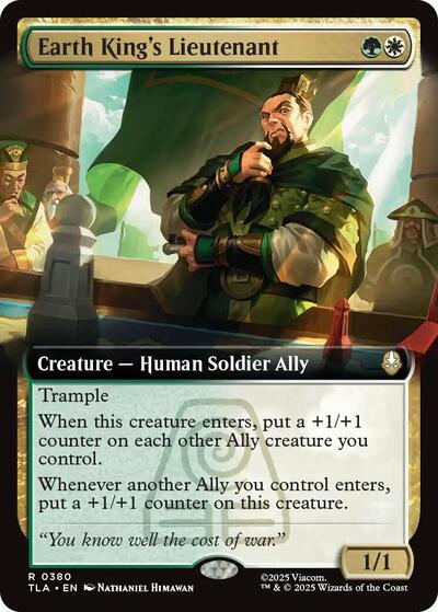 Earth King's Lieutenant (Extended Art) (TLA, Near Mint,)
