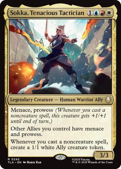 Sokka, Tenacious Tactician (TLA, Near Mint,)