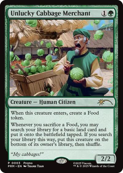 Unlucky Cabbage Merchant (UMP, Near Mint,)