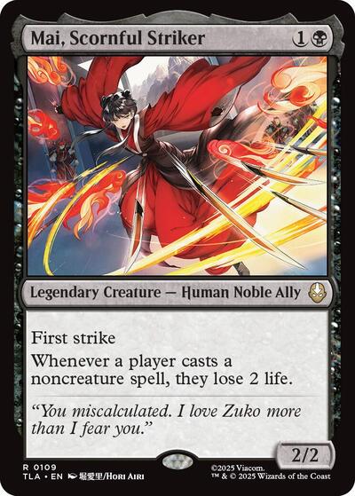 Mai, Scornful Striker (TLA, Near Mint,)
