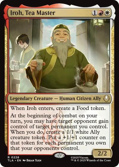 Iroh, Tea Master (TLA, Near Mint,)
