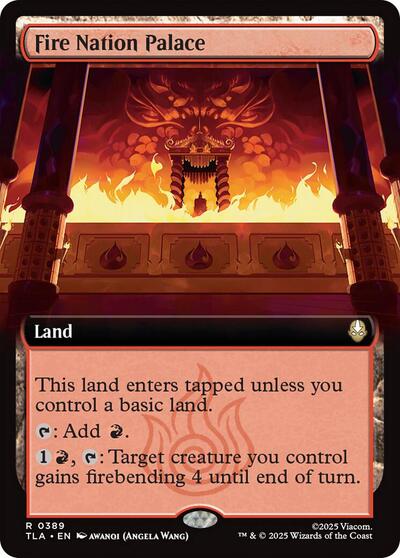 Fire Nation Palace (Extended Art) (TLA, Near Mint, Foil)