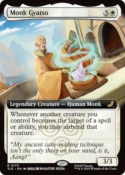 Monk Gyatso Extended Art (TLE, Near Mint,)