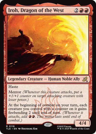 Iroh Dragon of the West (TLE, Near Mint, Foil)