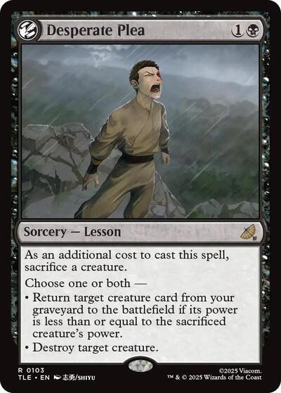 Desperate Plea (TLE, Near Mint, Foil)