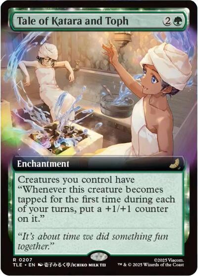 Tale of Katara and Toph Extended Art (TLE, Near Mint, Foil)