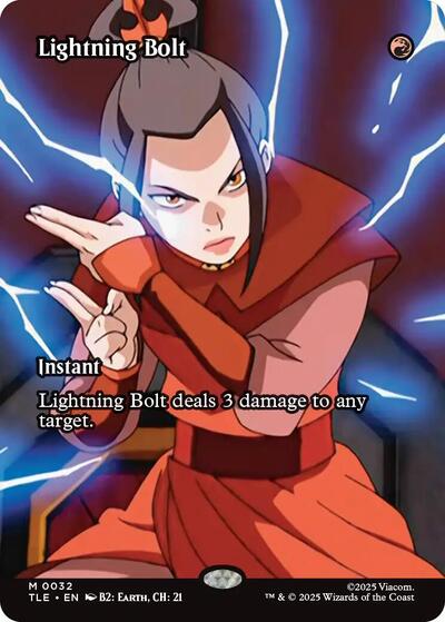 Lightning Bolt Borderless (TLE, Near Mint,)
