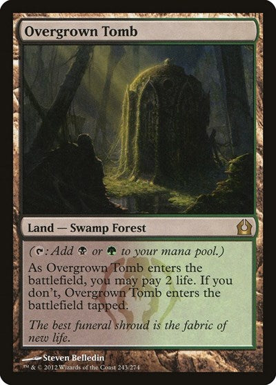 Overgrown Tomb (RTR, Moderately Played,)