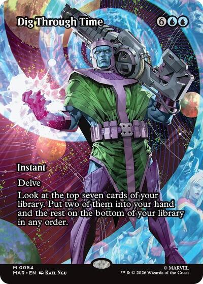 Dig Through Time Borderless (MAR, Near Mint, Foil)