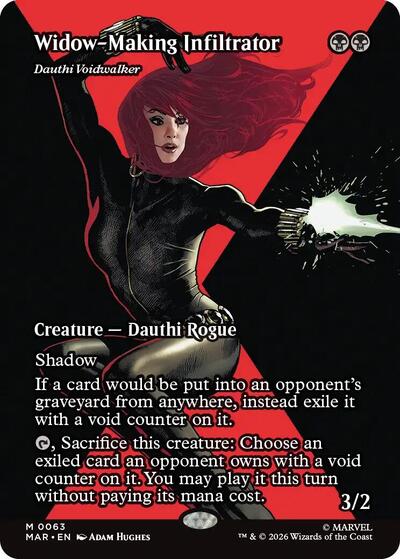 Widow Making Infiltrator Dauthi Voidwalker Borderless (MAR, Near Mint,)