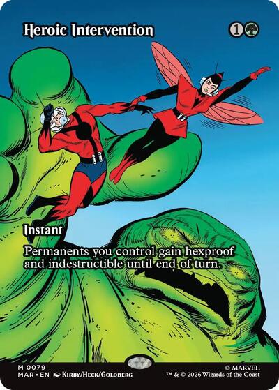 Heroic Intervention 0079 Borderless (MAR, Near Mint, Foil)
