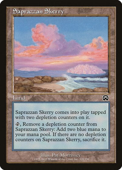 Saprazzan Skerry (MMQ, Lightly Played,)